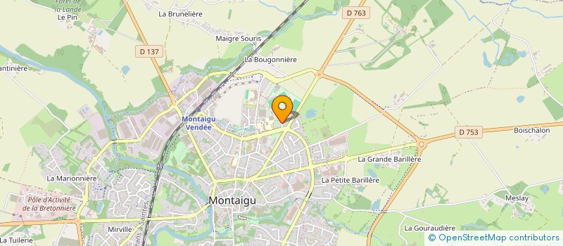 localisation de l'entreprise MONSIEUR BERNARD MARTIN à MONTAIGU-VENDEE