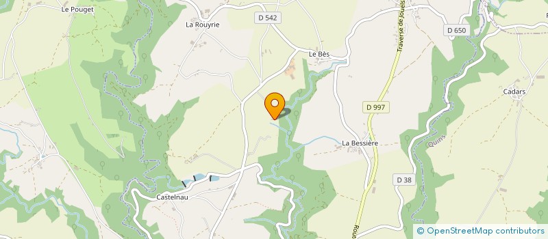 localisation de l'entreprise MONSIEUR BERNARD MARTIN  SAUVETERRE-DE-ROUERGUE