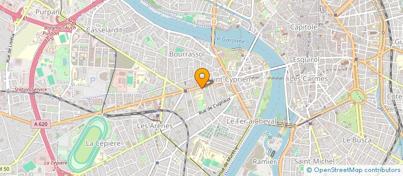 localisation de l'entreprise MONSIEUR BERNARD MARTIN à TOULOUSE