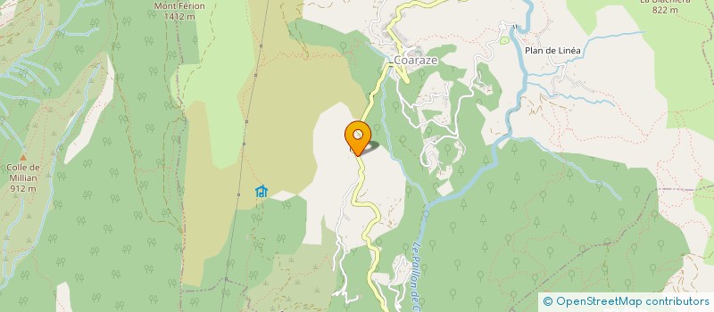 localisation de l'entreprise MONSIEUR BERNARD MARTIN  COARAZE