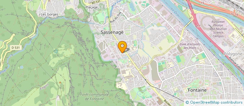 localisation de l'entreprise MONSIEUR BERNARD MARTIN-COLLOMB  ENGINS