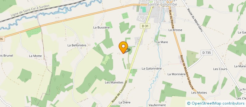 localisation de l'entreprise MONSIEUR BERNARD MARY à SAINTE-GAUBURGE-SAINTE-COLOMBE
