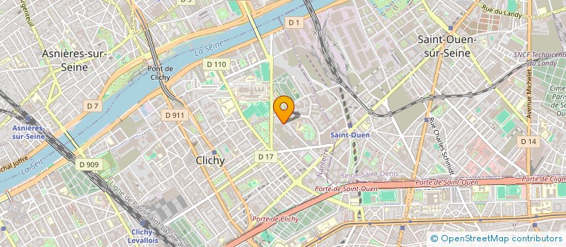 localisation de l'entreprise MONSIEUR BERNARD MASLIAH  CLICHY
