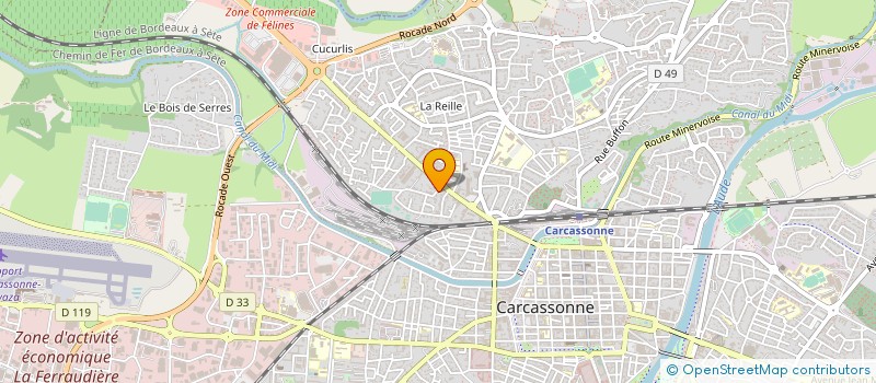 localisation de l'entreprise MONSIEUR BERNARD MASSERON à CARCASSONNE