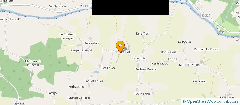 localisation de l'entreprise MONSIEUR BERNARD MASSON  LANGUIDIC