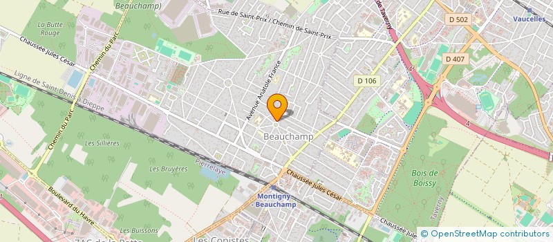 localisation de l'entreprise MONSIEUR BERNARD MASSON  BEAUCHAMP