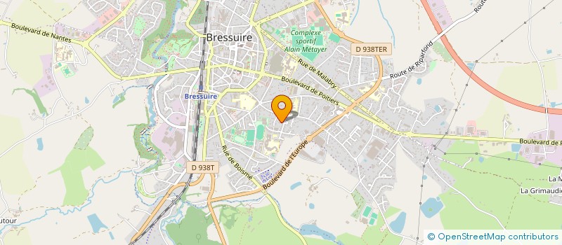 localisation de l'entreprise MONSIEUR BERNARD MATHIEU  BRESSUIRE