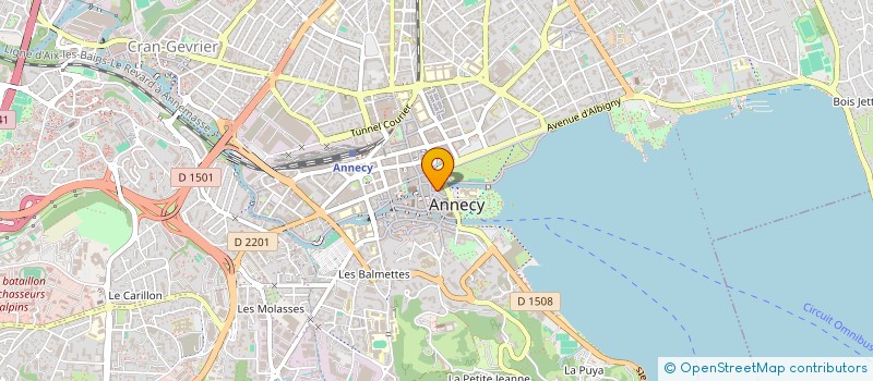 localisation de l'entreprise MONSIEUR BERNARD MATHIEU à ANNECY