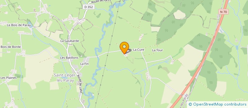 localisation de l'entreprise MONSIEUR BERNARD MATRAS  SAINT-LEGER-LES-PARAY