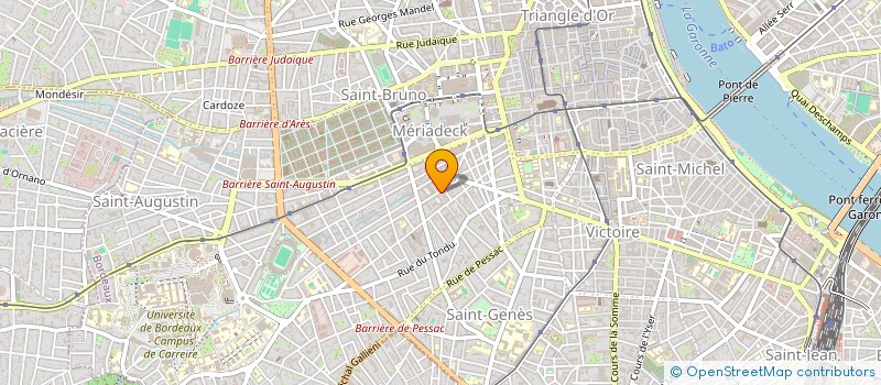 localisation de l'entreprise MONSIEUR BERNARD MATTEI  BORDEAUX