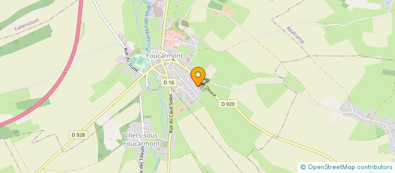 localisation de l'entreprise MONSIEUR BERNARD MAUBERT  FOUCARMONT