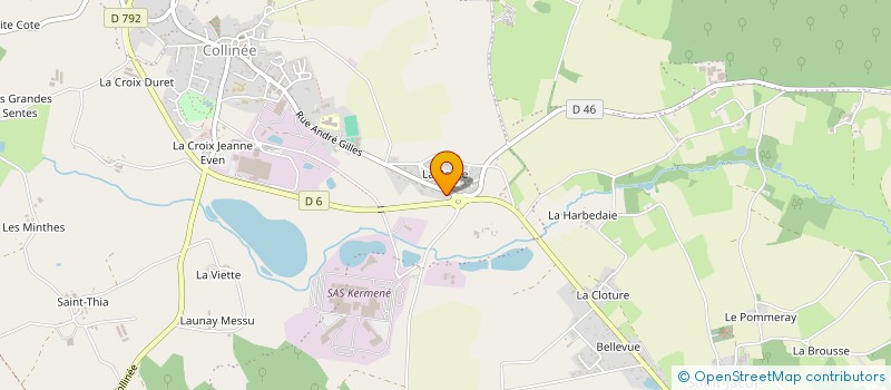 localisation de l'entreprise MONSIEUR BERNARD MAUDIEU à LE MENE