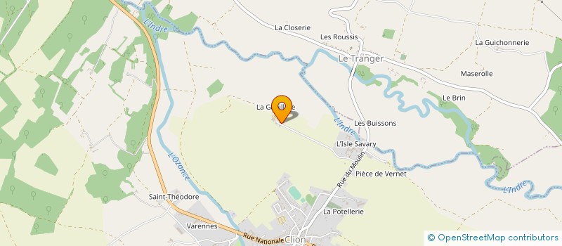 localisation de l'entreprise MONSIEUR BERNARD MAUDUIT à CLION