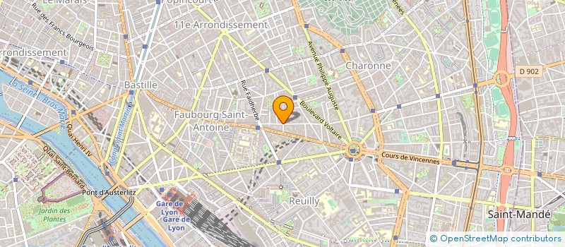 localisation de l'entreprise MONSIEUR BERNARD MAUFFRET à PARIS