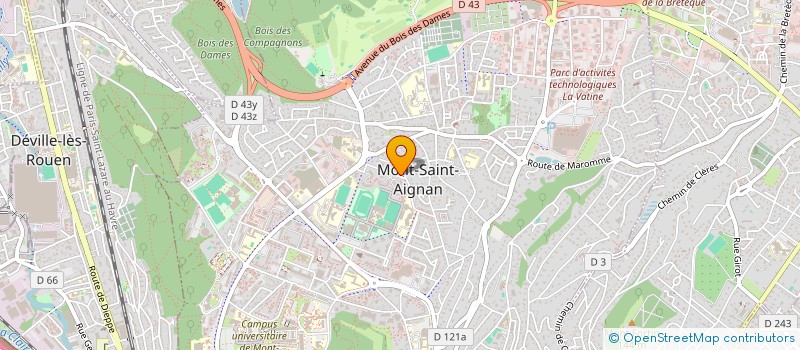 localisation de l'entreprise MONSIEUR BERNARD MAUGER  MONT-SAINT-AIGNAN