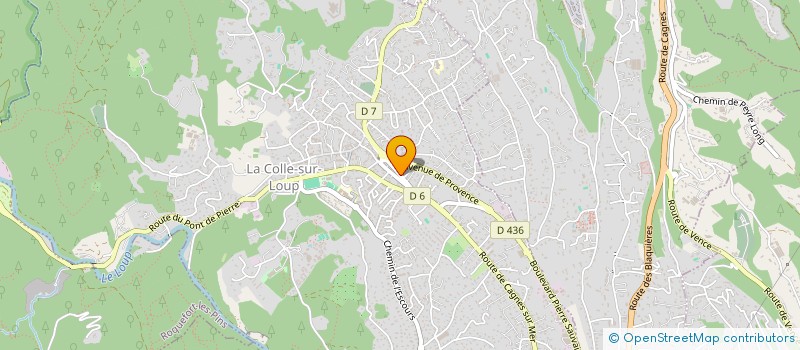 localisation de l'entreprise MONSIEUR BERNARD MAUREL à LA COLLE SUR LOUP