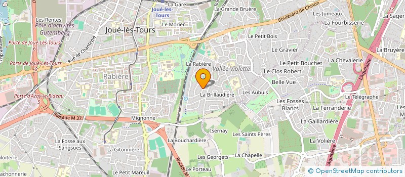 localisation de l'entreprise MONSIEUR BERNARD MAUREL à JOUE-LES-TOURS