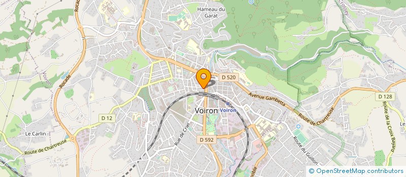 localisation de l'entreprise MONSIEUR BERNARD MAUREL à VOIRON