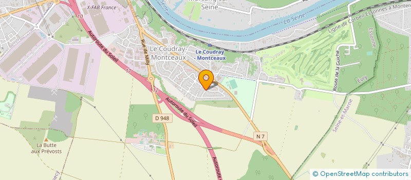 localisation de l'entreprise MONSIEUR BERNARD MAURIER à LE COUDRAY-MONTCEAUX