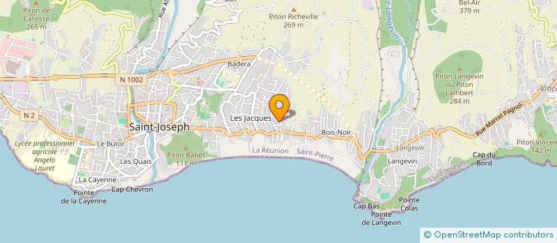 localisation de l'entreprise MONSIEUR BERNARD MAURY à SAINT-JOSEPH
