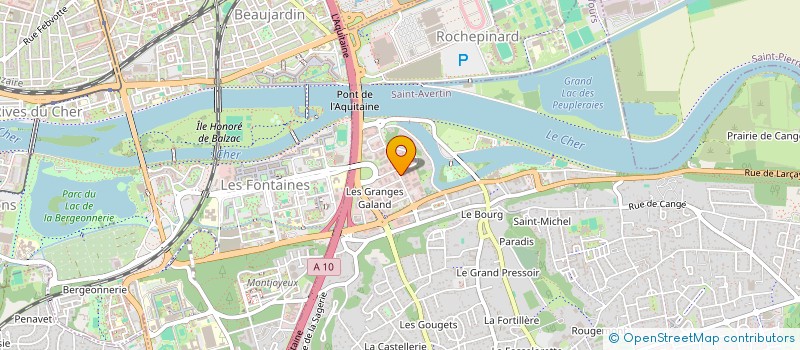 localisation de l'entreprise MONSIEUR BERNARD MAYNARD  SAINT-AVERTIN