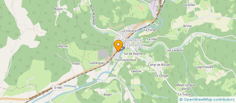 localisation de l'entreprise MONSIEUR BERNARD MAZON à SAINT-FRONT-SUR-LEMANCE