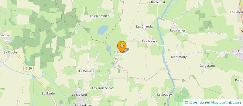 localisation de l'entreprise MONSIEUR BERNARD MAZUIR  MARSONNAS