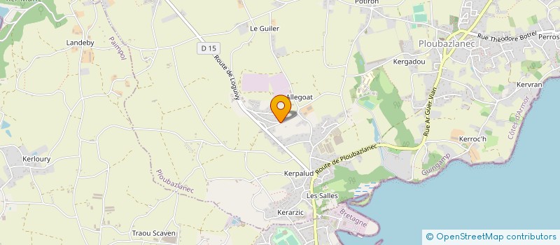 localisation de l'entreprise MONSIEUR BERNARD MAZZINGHI à PLOUBAZLANEC