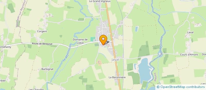 localisation de l'entreprise MONSIEUR BERNARD MEGARD à BRESSE VALLONS