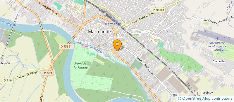 localisation de l'entreprise MONSIEUR BERNARD MEHATS  MARMANDE