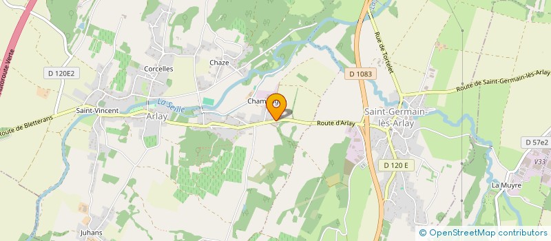 localisation de l'entreprise MONSIEUR BERNARD MELESI  ARLAY