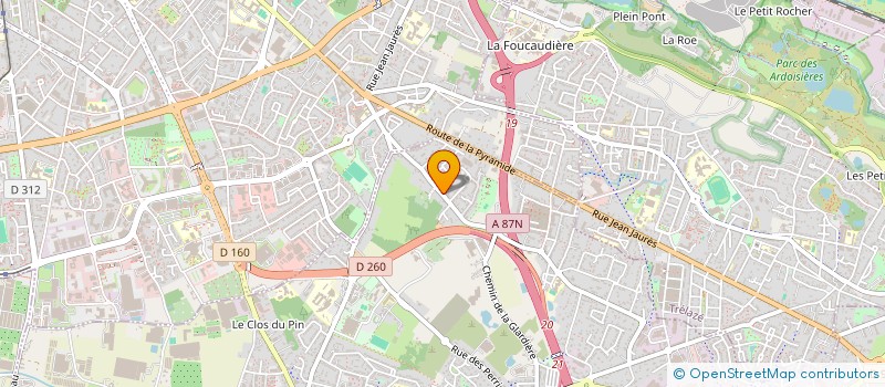 localisation de l'entreprise MONSIEUR BERNARD MERCERON  LES PONTS-DE-CE