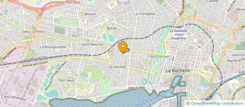 localisation de l'entreprise MONSIEUR BERNARD MERCIER  LA ROCHELLE