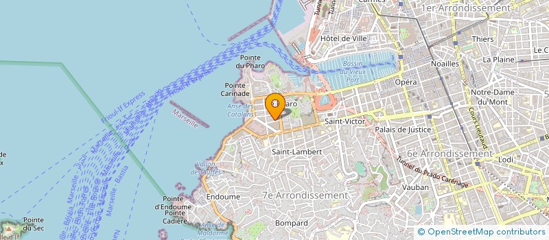 localisation de l'entreprise MONSIEUR BERNARD MERCIER  MARSEILLE