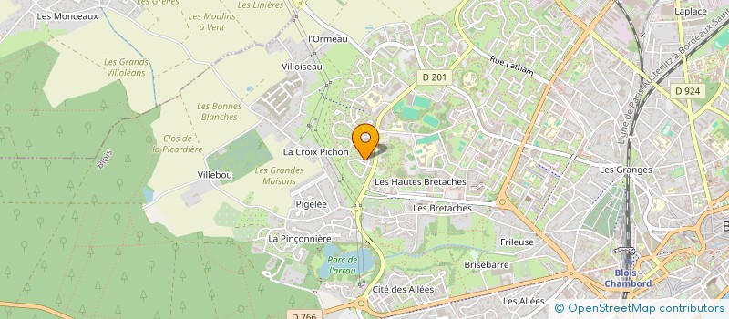 localisation de l'entreprise MONSIEUR BERNARD MERCIER  BLOIS