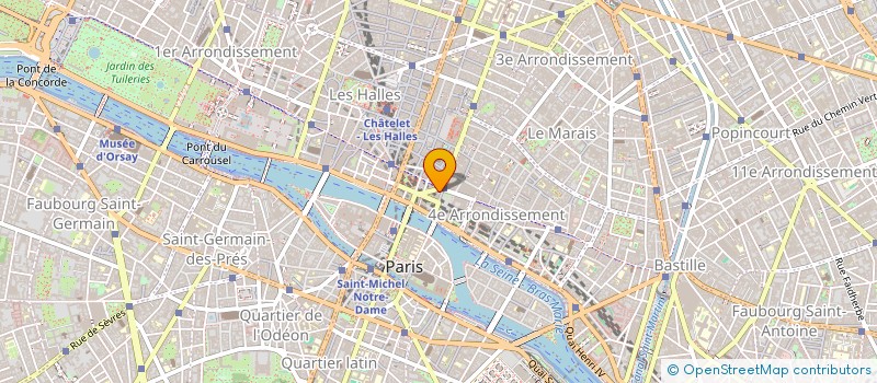 localisation de l'entreprise MONSIEUR BERNARD MERLIN  PARIS