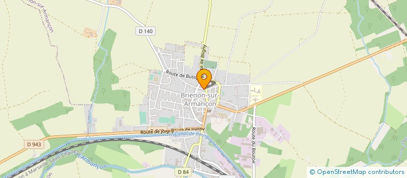 localisation de l'entreprise MONSIEUR BERNARD MESLIER à BRIENON-SUR-ARMANCON