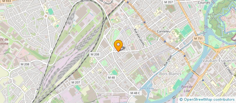 localisation de l'entreprise MONSIEUR BERNARD MESSAGER à LILLE