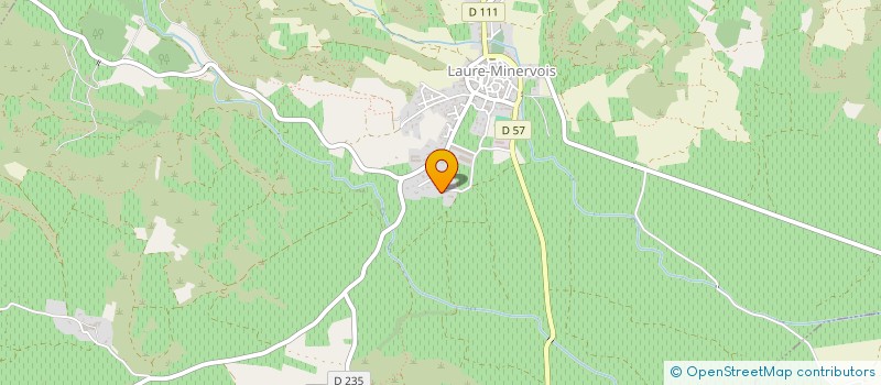 localisation de l'entreprise MONSIEUR BERNARD MESTROU  LAURE-MINERVOIS