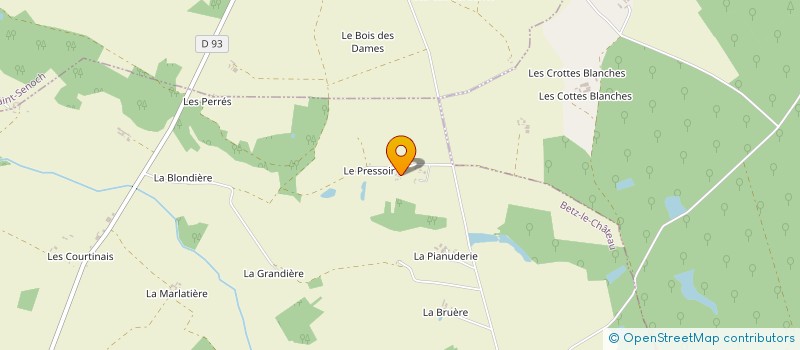 localisation de l'entreprise MONSIEUR BERNARD MEUNIER à BETZ-LE-CHATEAU