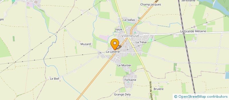 localisation de l'entreprise MONSIEUR BERNARD MEUNIER à VILLENEUVE