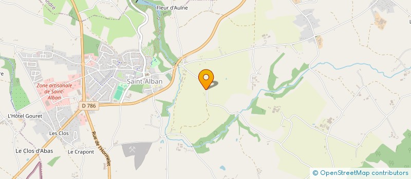 localisation de l'entreprise MONSIEUR BERNARD MEVEL à SAINT-ALBAN