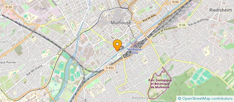 localisation de l'entreprise MONSIEUR BERNARD MEYER  MULHOUSE