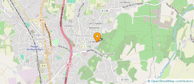 localisation de l'entreprise MONSIEUR BERNARD MICHALLON  VILLE-SOUS-ANJOU