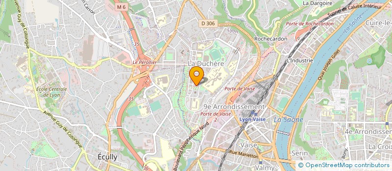 localisation de l'entreprise MONSIEUR BERNARD MICHAUD  LYON