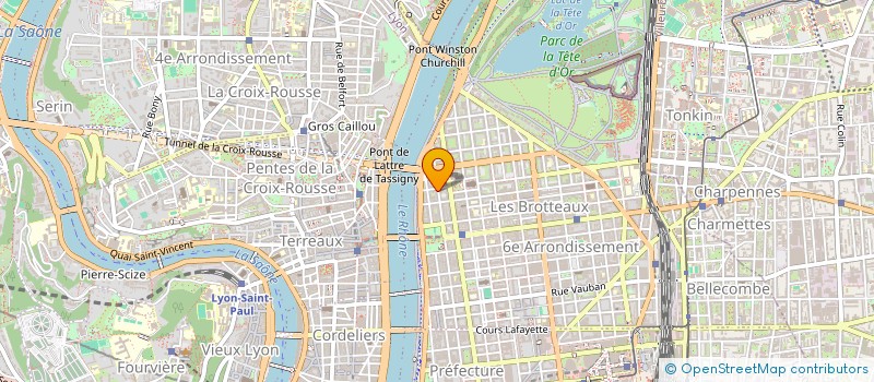 localisation de l'entreprise MONSIEUR BERNARD MICHAUD  LYON