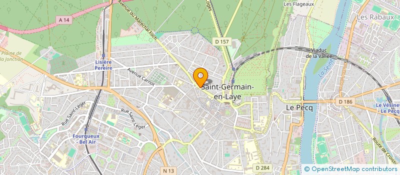 localisation de l'entreprise MONSIEUR BERNARD MICHAUT  SAINT-GERMAIN-EN-LAYE