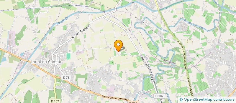 localisation de l'entreprise MONSIEUR BERNARD MICHEL  LORIOL-DU-COMTAT