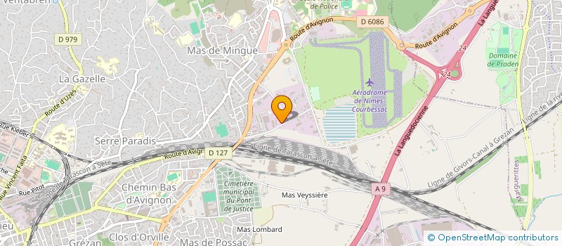 localisation de l'entreprise MONSIEUR BERNARD MICHEL  NIMES