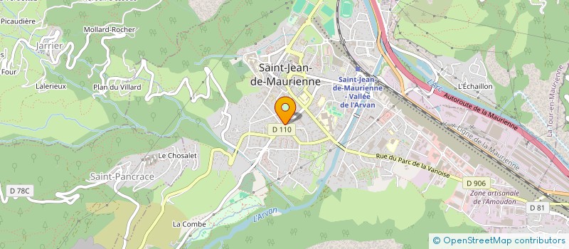 localisation de l'entreprise MONSIEUR BERNARD MICHEL à SAINT-JEAN-DE-MAURIENNE
